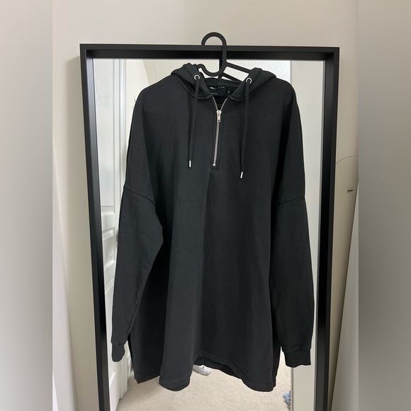 ASOS Dark grey oversize hoodie - Picture 1 of 5